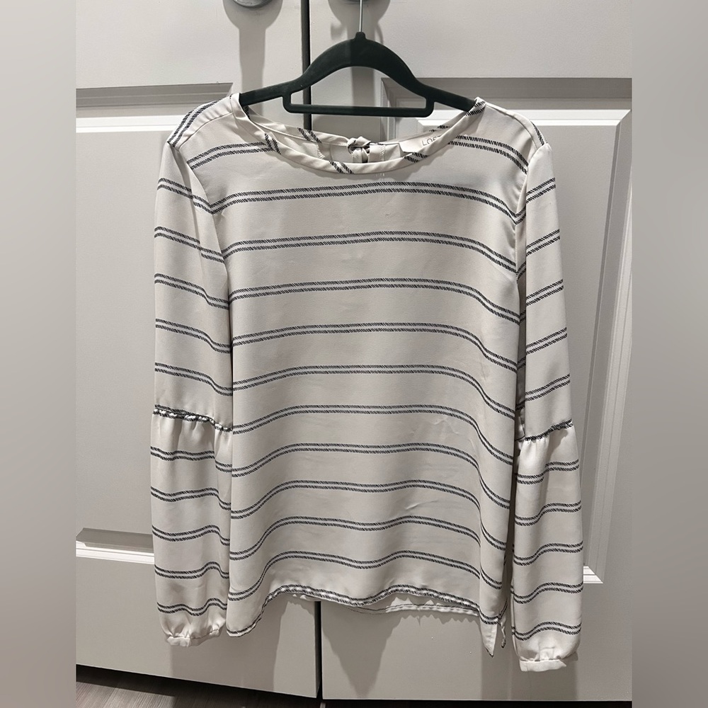 Striped long sleeve shirt